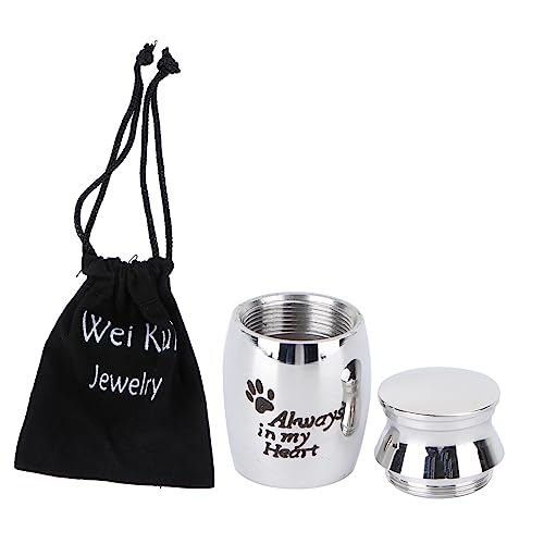 HOMOBABE 1 Satz Haustier Urne Urne Hundeurne Aus Stahl Mini Katzenasche Urne Grabstein Hundeasche Halter Für Katzenasche Hundeshampoo Kreative Haustierurne Hundedenkmal Black Flanell HOMOBABE 1 Satz Haustier Urne Urne Hundeurne Aus Stahl Mini Katzenasche Urne Grabstein Hundeasche Halter Für Katzenasche Hundeshampoo Kreative Haustierurne Hundedenkmal Black Flanell von HOMOBABE