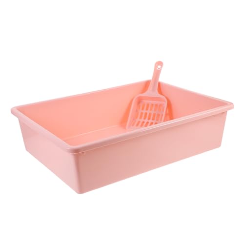 HOMOBABE 1 Satz Haustiertoilette für Wurfschaufel Scoop Tablett drinnen Katzentoilette mit großem Fassungsvermögen Katzentoiletten Offene Katzentoilette Katzenversorgung pp HOMOBABE 1 Satz Haustiertoilette für Wurfschaufel Scoop Tablett drinnen Katzentoilette mit großem Fassungsvermögen Katzentoiletten Offene Katzentoilette Katzenversorgung pp von HOMOBABE