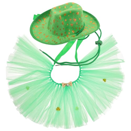 HOMOBABE 1 Satz Irischer Tagesrockset Hundehut Pfote Party Hundemützen Hundekleid Hundekostüm Requisiten Hund Cosplay-Requisite Haustier-Cosplay-Rock Katzenhut Stoff Green HOMOBABE 1 Satz Irischer Tagesrockset Hundehut Pfote Party Hundemützen Hundekleid Hundekostüm Requisiten Hund Cosplay-Requisite Haustier-Cosplay-Rock Katzenhut Stoff Green von HOMOBABE