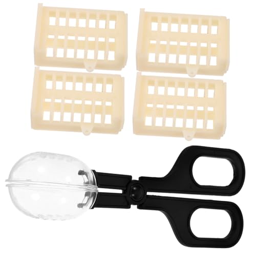 HOMOBABE 1 Satz Käfig Clip Set für Bienenköniginnen aus Robustem Kunststoff für Bienenzucht Leicht Tragbar Einfach zu Bedienen für Imkerzubehör HOMOBABE 1 Satz Käfig Clip Set für Bienenköniginnen aus Robustem Kunststoff für Bienenzucht Leicht Tragbar Einfach zu Bedienen für Imkerzubehör von HOMOBABE