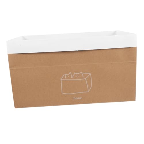 HOMOBABE 1satz Katzenkratzbrett Katzenhaus Aus Kraftpapier Abnehmbarer Kratzplatz Für Katzen Kleine Hunde Langlebig Einfach Zu Montieren Für Drinnen Draußen Sicheres Praktisches Nest von HOMOBABE