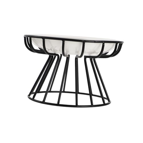 HOMOBABE 1 Satz Katzennapf aus Keramik erzogen Katzennapf angehoben Erhöhte Katzenfutterschale Pet Feeder Hallo erhöhte Schalen Behälter für Katzenfutter Schmiedeeisen Black HOMOBABE 1 Satz Katzennapf aus Keramik erzogen Katzennapf angehoben Erhöhte Katzenfutterschale Pet Feeder Hallo erhöhte Schalen Behälter für Katzenfutter Schmiedeeisen Black von HOMOBABE