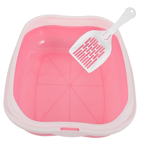 HOMOBABE 1 Satz Katzentoilette Ausbildung Drinnen Klein Scoop Groß Katzenklo Katzentonne Katzenstreuboxen Toilettentraining Für Katzen Katze Töpfchen Plastik Rosa HOMOBABE 1 Satz Katzentoilette Ausbildung Drinnen Klein Scoop Groß Katzenklo Katzentonne Katzenstreuboxen Toilettentraining Für Katzen Katze Töpfchen Plastik Rosa von HOMOBABE