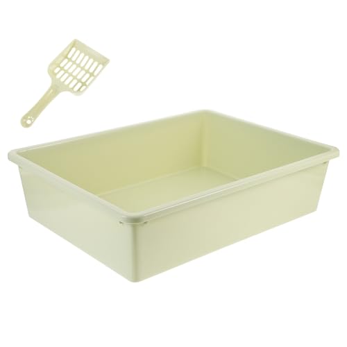 HOMOBABE 1 Satz Katzentoilette für den Haushalt klein Tablett Schaufel Katzenstreu Scoop Verklumpung kätzchentoilette Katzentoiletten Katze Bettpfanne Katzenversorgung pp HOMOBABE 1 Satz Katzentoilette für den Haushalt klein Tablett Schaufel Katzenstreu Scoop Verklumpung kätzchentoilette Katzentoiletten Katze Bettpfanne Katzenversorgung pp von HOMOBABE