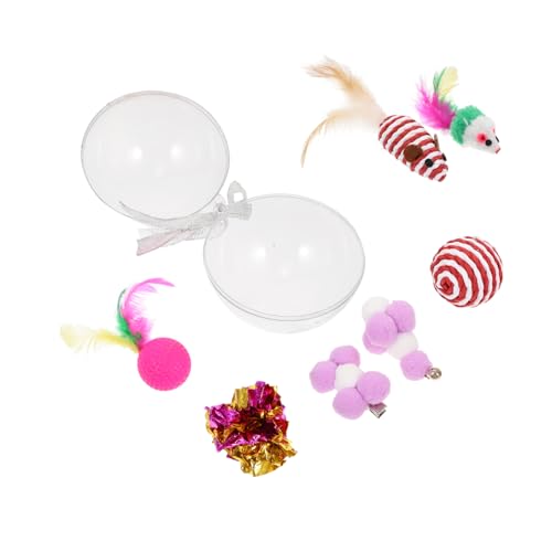 HOMOBABE 1 Satz Lustiges Katzenspielzeug-Set Katze Necken Katze Wohnungskatzen Interaktives Kätzchenspielzeug Neckisch Haustier Pelziges Katzenspielzeug Plastik HOMOBABE 1 Satz Lustiges Katzenspielzeug-Set Katze Necken Katze Wohnungskatzen Interaktives Kätzchenspielzeug Neckisch Haustier Pelziges Katzenspielzeug Plastik von HOMOBABE