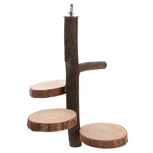 HOMOBABE 1 Satz Papagei Kauspielzeug Vogelspielplatz Vogelzubehör Papageienständer Spielplatz Papagei Seilbarsch dekoratives Papageienspielzeug Papageienversorgung hölzern HOMOBABE 1 Satz Papagei Kauspielzeug Vogelspielplatz Vogelzubehör Papageienständer Spielplatz Papagei Seilbarsch dekoratives Papageienspielzeug Papageienversorgung hölzern von HOMOBABE