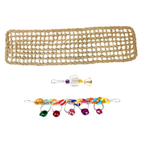 HOMOBABE 1satz Lustigen Und Verschleißfesten Papageien-spielzeugen Multifunktionale Dekoration Für Nymphensittiche Mit Schaukeln Und Kauartikeln Für Gesunde Beschäftigung von HOMOBABE