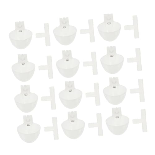 HOMOBABE 1 Satz Taubentrinker Papagei Wasserflasche Küken Nein Inkubator Zubehör Für Papageienkäfige Vogelhäuschen Eichhörnchenfest Automatisch Haustierbrunnen Hamster Weiß Plastik von HOMOBABE