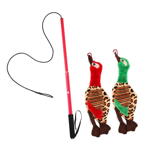 HOMOBABE 1 Satz Teleskopischer Hundeteaser Ausbildung Für Hunde Hundetrainingsspielzeug Hundespielzeugstange Ausziehbare Flirtstange Für Haustiere Welpenspielzeug Ziehen Um Kauer Plüsch Rot HOMOBABE 1 Satz Teleskopischer Hundeteaser Ausbildung Für Hunde Hundetrainingsspielzeug Hundespielzeugstange Ausziehbare Flirtstange Für Haustiere Welpenspielzeug Ziehen Um Kauer Plüsch Rot von HOMOBABE