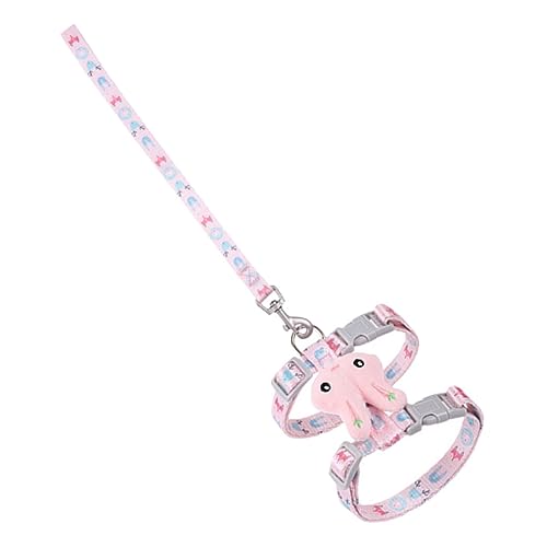 HOMOBABE 1 Satz Verstellbares Katzengeschirr mit Leine für Kätzchen Ausbruchsicheres Design Rosa für Outdoor Aktivitäten und Sicheres Training Geeignet für Katzen HOMOBABE 1 Satz Verstellbares Katzengeschirr mit Leine für Kätzchen Ausbruchsicheres Design Rosa für Outdoor Aktivitäten und Sicheres Training Geeignet für Katzen von HOMOBABE