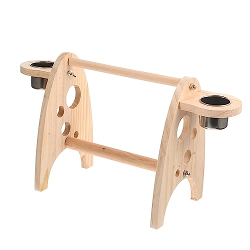 HOMOBABE 1satz Vogelspielplatz Holzstand Mit Futterstation Stabiler Sitzplatz Für Kleine Papageien Und Vögel Für Training Und Spiel Kreative Dekoration Für Käfig Und Zuhause HOMOBABE 1satz Vogelspielplatz Holzstand Mit Futterstation Stabiler Sitzplatz Für Kleine Papageien Und Vögel Für Training Und Spiel Kreative Dekoration Für Käfig Und Zuhause von HOMOBABE