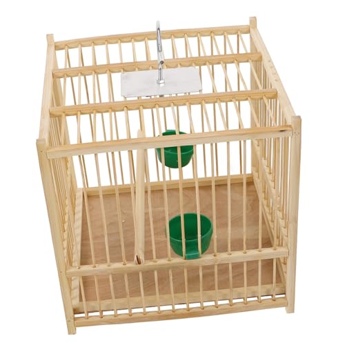 HOMOBABE 1 Satz Vogelkäfig aus Bambus Meerschweinchenkäfig Vogel Träger Wellensittichkäfig Papageienspielständer großer vogelkäfig Bambusvogelkäfig Kleiner Vogelkäfig Papageienkäfig Beige HOMOBABE 1 Satz Vogelkäfig aus Bambus Meerschweinchenkäfig Vogel Träger Wellensittichkäfig Papageienspielständer großer vogelkäfig Bambusvogelkäfig Kleiner Vogelkäfig Papageienkäfig Beige von HOMOBABE