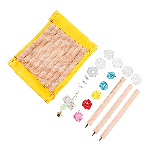 HOMOBABE 1 Satz Warme Hängematte Hamsterschutzhaus Nest Hamsterhaus Verschachtelung Vogel Hängendes Zelt Kleine Tierhängematte Für Tür Groß Haustier Hamsterbettwäsche Samt von HOMOBABE