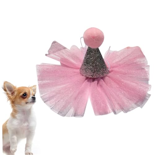 HOMOBABE 1 Set Haustier Geburtstagskappe Hundezubehör Haustierhut Hundegeburtstagsparty Zubehör Hundehüte Hundeschwanz Dekorationshut Katzenkegel Hunde Baseballkappe Welpenhut von HOMOBABE