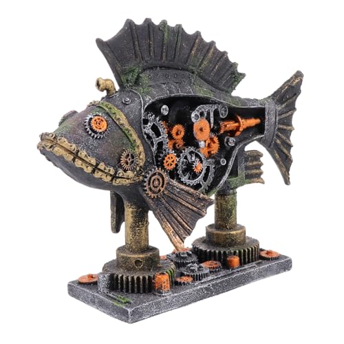 HOMOBABE 1 Stück Aquarium Landschaftsbau Ornamente Aquarium versteck Aquarium Hideaway Creative Aquarium Decor Zubehör für Aquarien klein LED Fischtankdekoration Aquariendekoration Harz von HOMOBABE