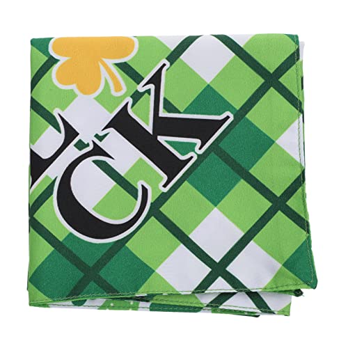 HOMOBABE 1 Stück Dreieckstuch für Haustiere Festival Hundeschal Halsband für Hunde züchten dreieckiger Hundeschal Welpe st. Patrick's Day Dreieckstuch mit Hund Hundeschals Polyester Green von HOMOBABE