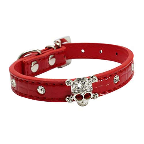 HOMOBABE 1 Stück Halloween-Schädel-Haustierhalsband Hundehalsbänder Halloween Hundekragen Halloween Dekoration Halloween-Dekoration Halloween-Haustierhalsbänder stilvolle Haustierhalsbänder von HOMOBABE