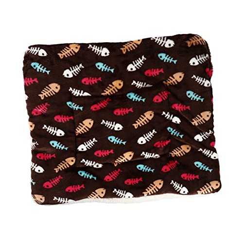 HOMOBABE 1 Stück Haustierdecke Kissen für Haustiere winterwarme haustiermatte große hundebetten praktisches Haustiernest-Zubehör Winter Haustiermatte Flanell-Sherpa Coffee HOMOBABE 1 Stück Haustierdecke Kissen für Haustiere winterwarme haustiermatte große hundebetten praktisches Haustiernest-Zubehör Winter Haustiermatte Flanell-Sherpa Coffee von HOMOBABE