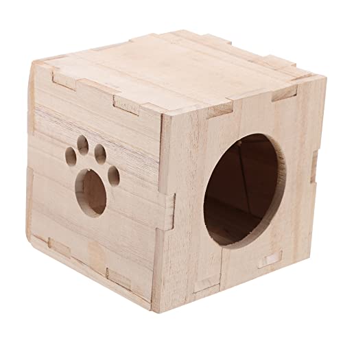 HOMOBABE 1 Stück Holzhaus Hamsterhaus Schwein Kleintierhütte Hamsterhaus Verstecke Für Hamster Hamsternest Kleintierversteck Tierhaus Hölzern HOMOBABE 1 Stück Holzhaus Hamsterhaus Schwein Kleintierhütte Hamsterhaus Verstecke Für Hamster Hamsternest Kleintierversteck Tierhaus Hölzern von HOMOBABE
