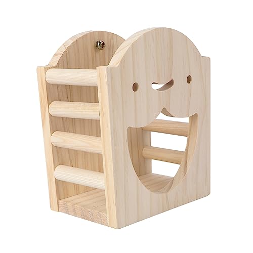 HOMOBABE 1 Stück Kaninchen Futterstation aus Holz Futterspender für Meerschweinchen und Nagetiere Kompakte Heuraufe Sicherer Futterrack für Frisches Heu und Gras HOMOBABE 1 Stück Kaninchen Futterstation aus Holz Futterspender für Meerschweinchen und Nagetiere Kompakte Heuraufe Sicherer Futterrack für Frisches Heu und Gras von HOMOBABE