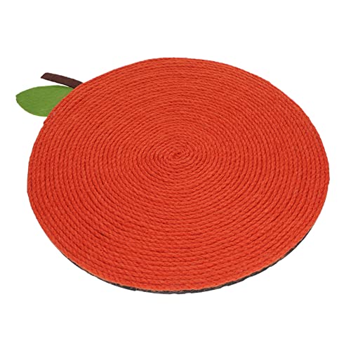 HOMOBABE 1 Stück Kratzmatte für Katzen im Orangen Design Katzenkratzbrett aus Vielseitig Einsetzbar Schlafmatte für Hauskatzen und Kätzchen von HOMOBABE