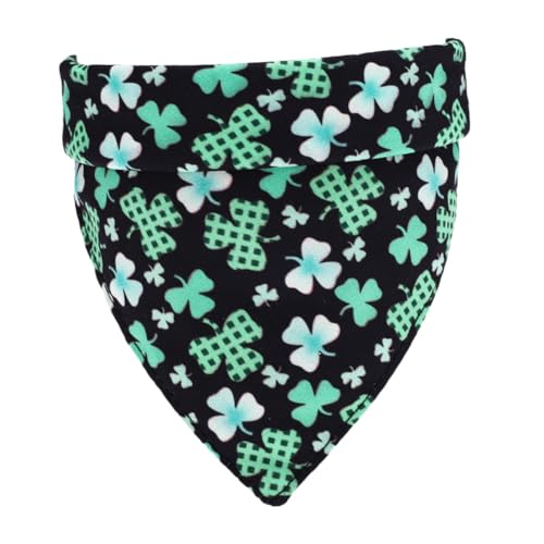 HOMOBABE 1 Stück Präsidentschaftswahlschal Shamrock-Haustierschal Dog Bandana Halstuch grün St. Patrick's Day Hundehalsband Speicheltuch Bedrucken Partybandana für Hunde Polyester rot von HOMOBABE