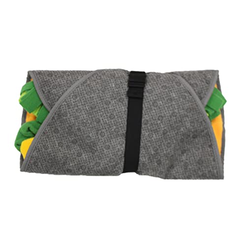 HOMOBABE 1 Stück Schnüffelkissen Für Hunde Hundematten Beweglichkeit Schnuppern Hundesachen Mit Pfote Hundetraining PIPI-Pads Für Hunde Ausbildung Unterlage Haustier Hundepflege Polarfleece von HOMOBABE