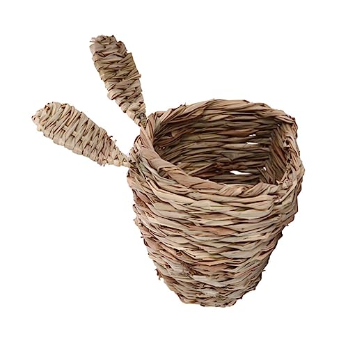 HOMOBABE 1 Stück Strohkatzennest Sachen Heu Gewebte Hamster-Seegrasbett geflochtenes Gras natürliches Nest Haustiernest Schlafnest für Haustiere Kaninchenhaus Hibiskus Khaki HOMOBABE 1 Stück Strohkatzennest Sachen Heu Gewebte Hamster-Seegrasbett geflochtenes Gras natürliches Nest Haustiernest Schlafnest für Haustiere Kaninchenhaus Hibiskus Khaki von HOMOBABE