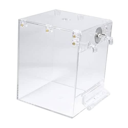 HOMOBABE 1 Stück Transparente Vogelbadewanne Hängende Vogelbadewanne für Wellensittiche und Kleine Vögel Badebecken für und Außennutzung Pet Shower Tub für Stressfreies Baden von HOMOBABE