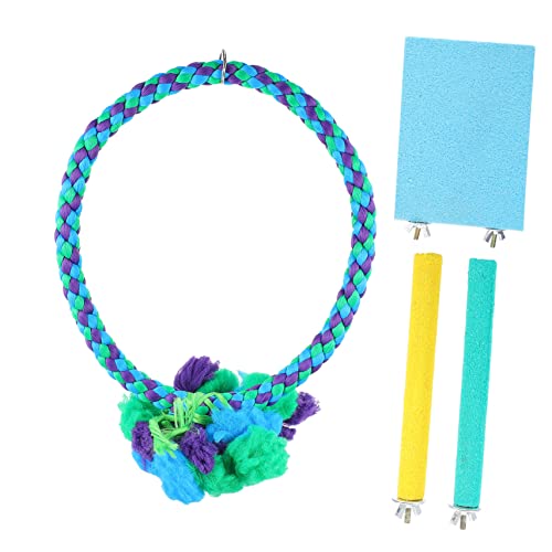 HOMOBABE 1 Vogel Spielset Papageien Kauspielzeug für Vögel Springen Plattformständer für Vogelstangen Barsch Kauen Wellensittich Schaukel Haustier Vogel hölzern HOMOBABE 1 Vogel Spielset Papageien Kauspielzeug für Vögel Springen Plattformständer für Vogelstangen Barsch Kauen Wellensittich Schaukel Haustier Vogel hölzern von HOMOBABE