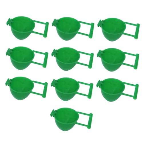 HOMOBABE 10 Stück Futterspender Für Vogelkäfige Füttern Fütterung Vogelfütterer Trinker Essen Vogelfutterschale Tasse Papagei Schüsseln Wasser Haustier Green Abs HOMOBABE 10 Stück Futterspender Für Vogelkäfige Füttern Fütterung Vogelfütterer Trinker Essen Vogelfutterschale Tasse Papagei Schüsseln Wasser Haustier Green Abs von HOMOBABE