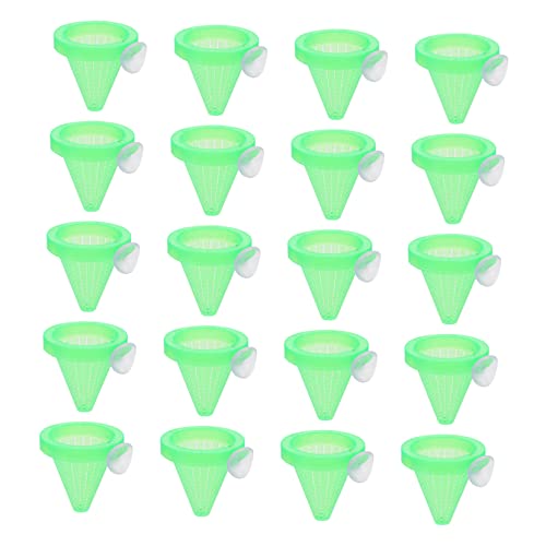 HOMOBABE 10 Stück Zubringer Futterbehälter für Aquarien Futterspender für Fisch Fischfutterbehälter Fischfutterspender aus Kunststoff Plastik Green Wiederverwendbar HOMOBABE 10 Stück Zubringer Futterbehälter für Aquarien Futterspender für Fisch Fischfutterbehälter Fischfutterspender aus Kunststoff Plastik Green Wiederverwendbar von HOMOBABE