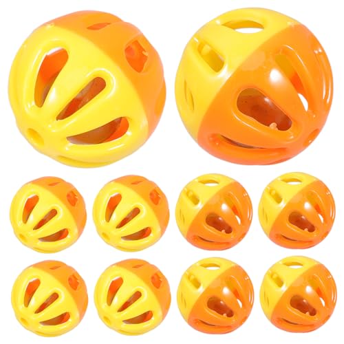 HOMOBABE 10stücke Katzen Spielzeug Bälle Bunte Kunststoff Hollow Zweifarbige Rasselbälle Mit Glocken Für Katzen Zufällige Farben Interaktives Spielzeug Für Stundenlangen Spaß Und HOMOBABE 10stücke Katzen Spielzeug Bälle Bunte Kunststoff Hollow Zweifarbige Rasselbälle Mit Glocken Für Katzen Zufällige Farben Interaktives Spielzeug Für Stundenlangen Spaß Und von HOMOBABE
