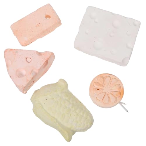 HOMOBABE 11 Stück Hamster Backenzahnsteine Meerschweinchen Zwerghamster Zahnungsspielzeug Hamster Kauspielzeug Meerschweinchen Zubehör Käfig Kleintier Zähne Hamster von HOMOBABE