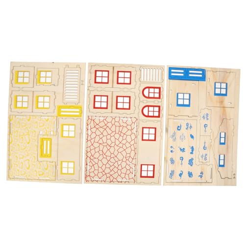 HOMOBABE Hamsterburg Mit Kletterleiter Und Holzhaus Für Hamster Spielzeug Und Schlafplatz Für Kleine Haustiere von HOMOBABE