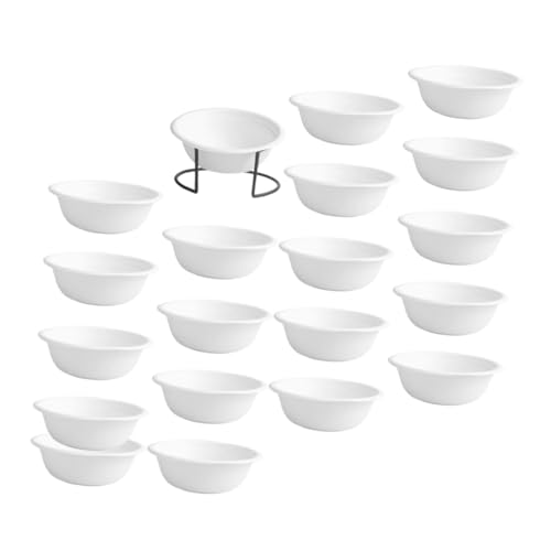 HOMOBABE 1Satz Haustier Einweg Futter und Wasserschalen Papierkatzenschalen mit Schwarzem Halter für Katzen für Komfortables Füttern HOMOBABE 1Satz Haustier Einweg Futter und Wasserschalen Papierkatzenschalen mit Schwarzem Halter für Katzen für Komfortables Füttern von HOMOBABE