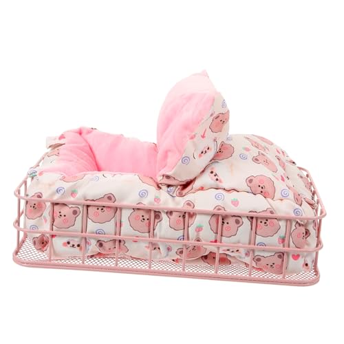 HOMOBABE 1satz Metall-hamsterbett Und Chinchilla-Nest Komfortable Schlafplattform Für Kleintiere Vielseitig Einsetzbar Für Hamster Meerschweinchen Und Vögel Mit Modernem Design Teilig von HOMOBABE