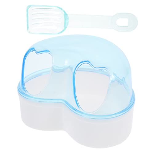 HOMOBABE 1Satz Transparente Hamster Sandbad Box Hochtransparentes Sandbad für Hamster und Meerschweinchen als Badewanne und Toilette Hygienisch und Leicht zu Reinigen von HOMOBABE