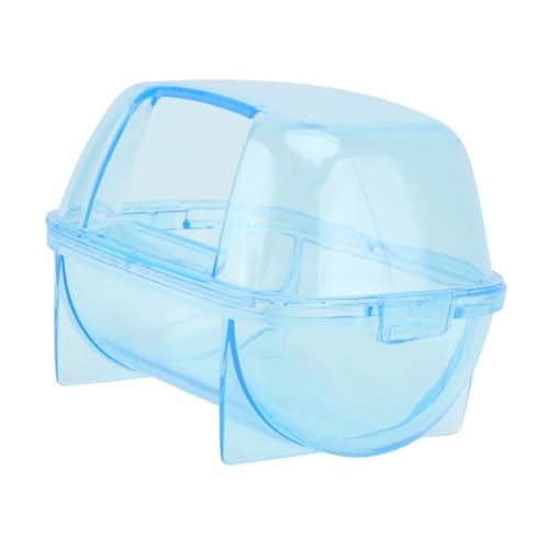 HOMOBABE 1stück Transparentes Hamster-badewanne Praktisches Bad Für Kleine Haustiere Für Hamster Und Zwerghamster Leicht Zu Reinigen Zufälliger Farbe von HOMOBABE