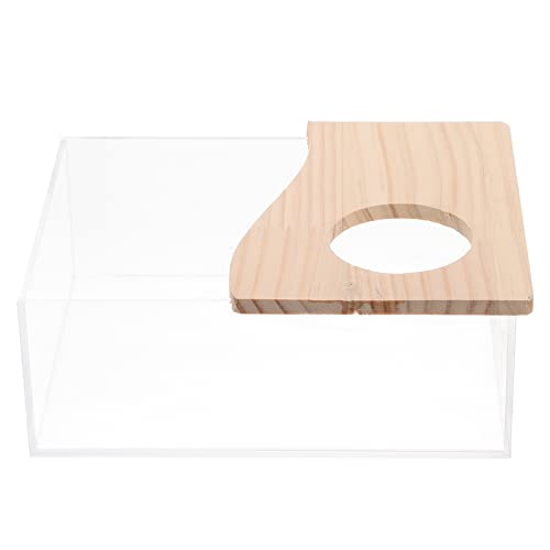HOMOBABE 1Stück Transparente Sandbad Box für Hamster und Kleintiere Multifunktional als Toilette und Badewanne zu Reinigen für Ratten und Mäuse HOMOBABE 1Stück Transparente Sandbad Box für Hamster und Kleintiere Multifunktional als Toilette und Badewanne zu Reinigen für Ratten und Mäuse von HOMOBABE
