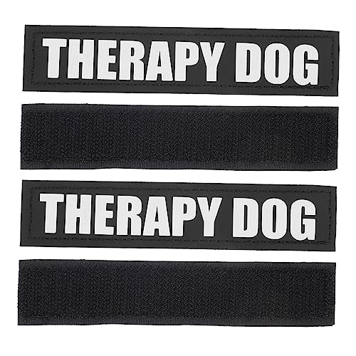 HOMOBABE 2 Paare Hundeweste Aufkleber Reflektierende Patches für Haustiergeschirre Strapazierfähige PU Materialien Austauschbar und Einfach zu Montieren für Diensthunde und HOMOBABE 2 Paare Hundeweste Aufkleber Reflektierende Patches für Haustiergeschirre Strapazierfähige PU Materialien Austauschbar und Einfach zu Montieren für Diensthunde und von HOMOBABE