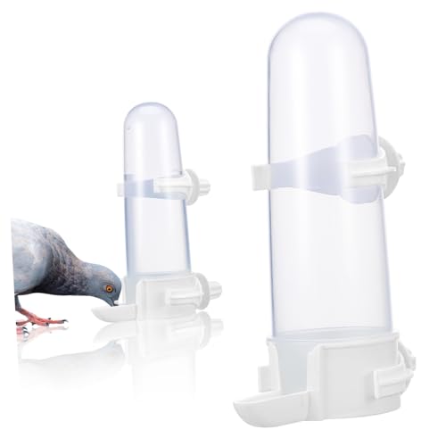 HOMOBABE 2 Stück Automatischer Vogelfutterspender Bewässerung Futter Für Vogelhäuschen Vogelfütterer Papagei Fütterung Wasserspender Für Vögel Wasserzufuhr Plastik Weiß HOMOBABE 2 Stück Automatischer Vogelfutterspender Bewässerung Futter Für Vogelhäuschen Vogelfütterer Papagei Fütterung Wasserspender Für Vögel Wasserzufuhr Plastik Weiß von HOMOBABE