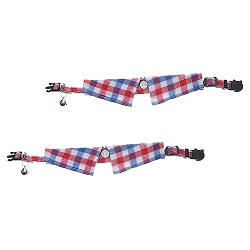HOMOBABE 2 Stück Cute Adjustable Cat Collar with Bell für Kleine Katzen und Kätzchen Kariert Sicher und Bequem für Täglichen Gebrauch Fotoshootings und Besondere Anlässe HOMOBABE 2 Stück Cute Adjustable Cat Collar with Bell für Kleine Katzen und Kätzchen Kariert Sicher und Bequem für Täglichen Gebrauch Fotoshootings und Besondere Anlässe von HOMOBABE
