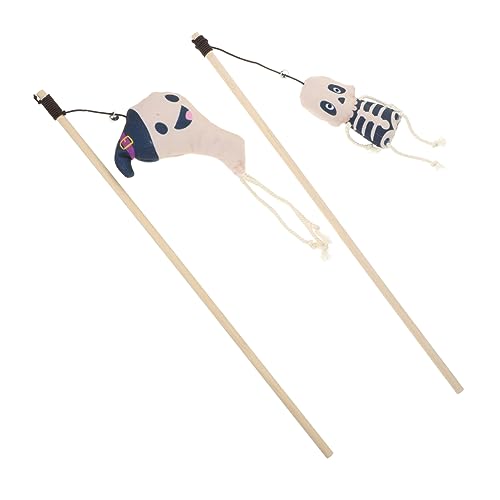 HOMOBABE 2stücke Katzenangel Halloween Spielzeug Plüsch Katzen Teaser Mit Gespenst Und Skelett Design Interaktive Spielzeuge Für Katzen Fördert Bewegung Und Stärkt Die Bindung HOMOBABE 2stücke Katzenangel Halloween Spielzeug Plüsch Katzen Teaser Mit Gespenst Und Skelett Design Interaktive Spielzeuge Für Katzen Fördert Bewegung Und Stärkt Die Bindung von HOMOBABE
