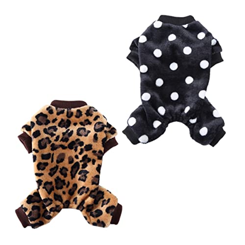 HOMOBABE 2 Stück Haustier-Pyjama Dog Costume hundekostüme Haustierbekleidung für den Herbst Haustierparty kleiden Hund kleiden Westen lustige Haustierkleidung Party-Hundekleidung Polyester von HOMOBABE
