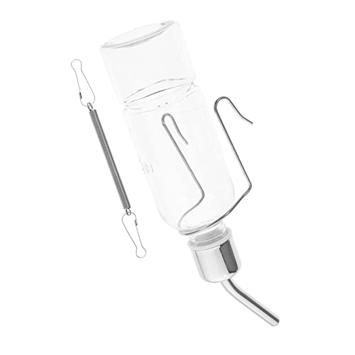HOMOBABE 2 Stück Haustier Wasserbehälter Automatische Trinkflasche für Kaninchen Meerschweinchen und Chinchillas Auslaufsicher für Reisen und Unterwegs von HOMOBABE