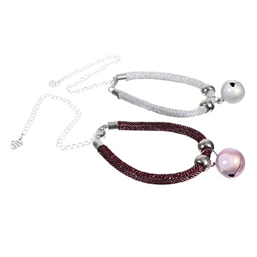 HOMOBABE 2 Stück Haustierhalsband Glockenhalsband Für Haustiere Katzenhalsband Groß Stichworte Klein Glockenhalsband Für Katzen Mittel Hundehalsband Mit Glocke Metall HOMOBABE 2 Stück Haustierhalsband Glockenhalsband Für Haustiere Katzenhalsband Groß Stichworte Klein Glockenhalsband Für Katzen Mittel Hundehalsband Mit Glocke Metall von HOMOBABE