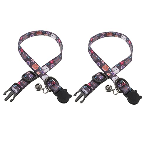 HOMOBABE 2 Stück Katzenhalsband Code Katzenbogen abnehmbare Katze für Katzen einstellbar klein Kätzchenhalsband Junge Katzenhalsbänder für Jungen Katzen Polyester HOMOBABE 2 Stück Katzenhalsband Code Katzenbogen abnehmbare Katze für Katzen einstellbar klein Kätzchenhalsband Junge Katzenhalsbänder für Jungen Katzen Polyester von HOMOBABE