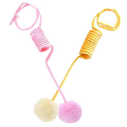 HOMOBABE 2 Stück Katzenspielzeug Ball Kätzchen Drinnen Katzenfeen Kätzchen Frühlingsspielzeug Für Haustiere Bunt Federnd Plüsch HOMOBABE 2 Stück Katzenspielzeug Ball Kätzchen Drinnen Katzenfeen Kätzchen Frühlingsspielzeug Für Haustiere Bunt Federnd Plüsch von HOMOBABE
