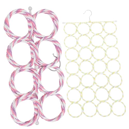 HOMOBABE 2 Stück Kletternetz für Papageien vogelkäfig zubehör vogelzubehör für käfig Hängematte aus Papageienseil Hängende Schaukel Schaukelspielzeug Papagei Papageienspielzeug aufhängen von HOMOBABE